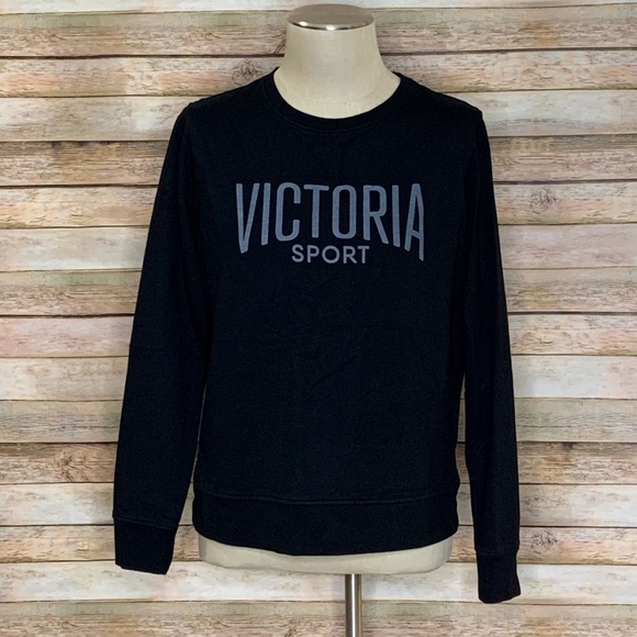 Victoria's Secret Tops - Victoria Sport Black Sweatshirt Victoria's Secret Tops - Victoria Sport Black Sweatshirt